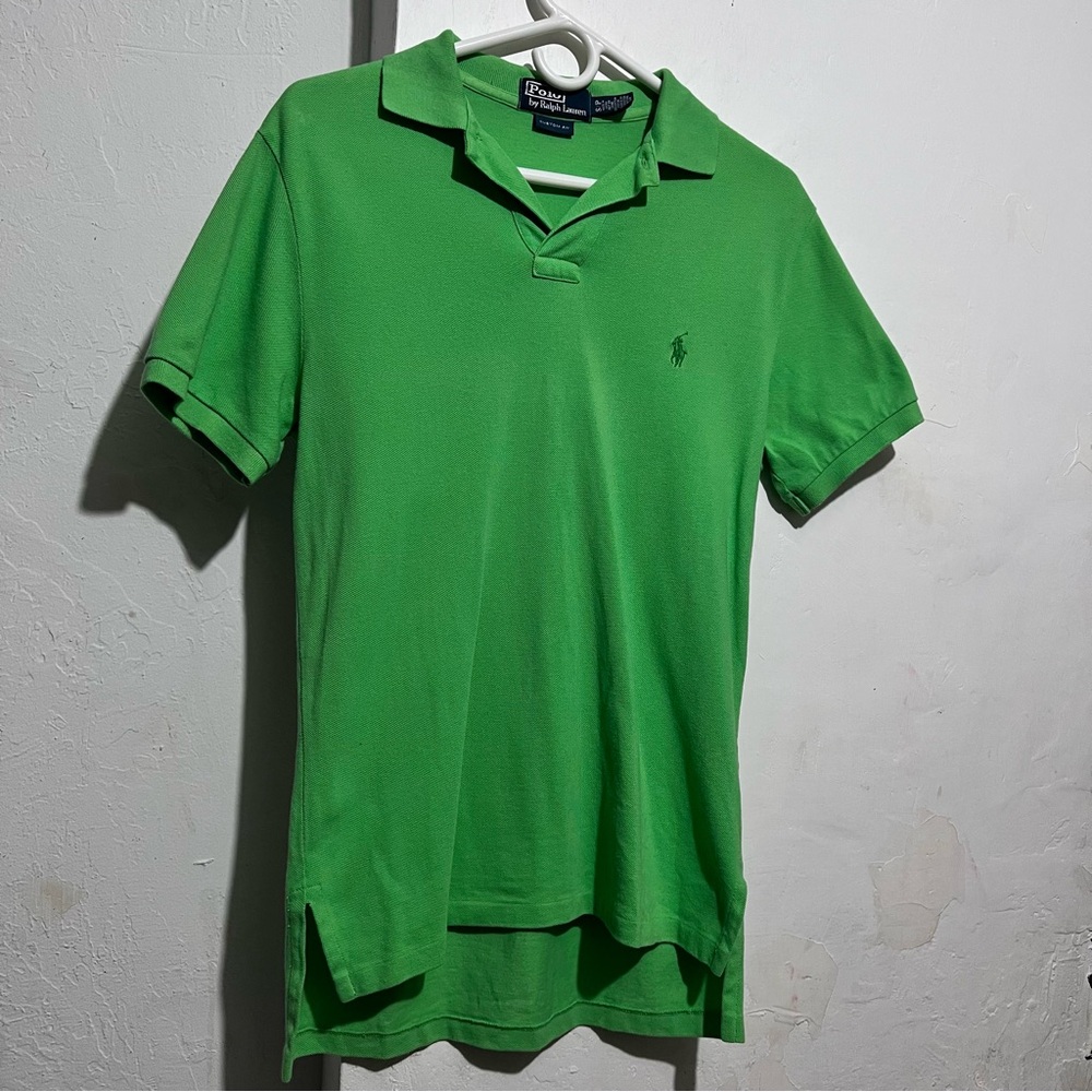 Polo by Ralph Lauren Men's Green Polo Shirt